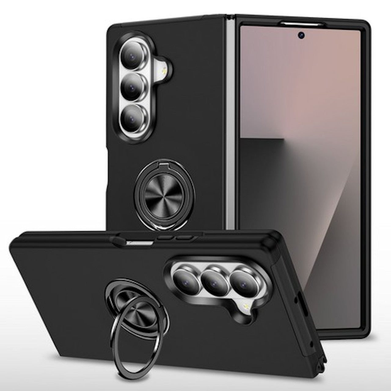 Hybrid Magnetic Invisible Ring Case for Samsung Galaxy Z Fold 7 Hybrid Magnetic Invisible Ring Case for Samsung Galaxy Z Fold 7